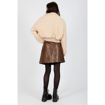 Куртка для девочки Miasin G-JCK24665 бежевая 4