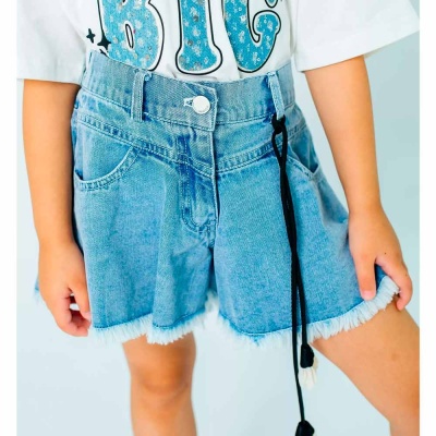 Шорты джинсовые для девочки Colabear 183034 2