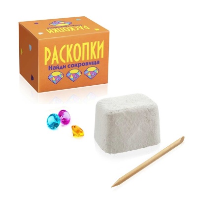 Мини набор для раскопок Найди сокровища Оранжевый Бумбарам dig-17 1