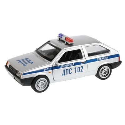 Коллекционная машинка LADA 2108 Спутник Полиция Технопарк 2108-12POL-SR 01