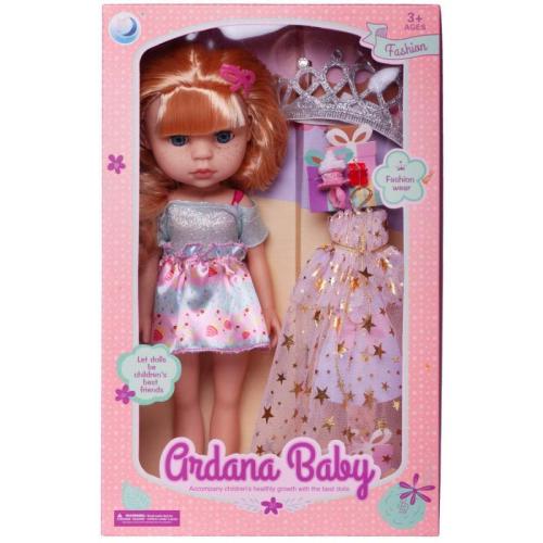Кукла Ardana Baby блондинка с диадемой и аксессуарами ABToys WJ-19257 фото 2