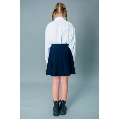 Юбка школьная для девочки Deloras Q64115D синяя 5