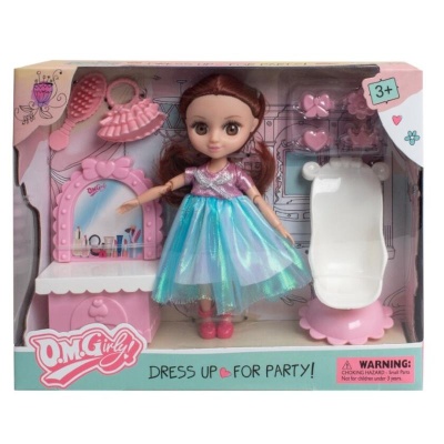 Игровой набор Кукла Сабрина и туалетный столик 58005 02