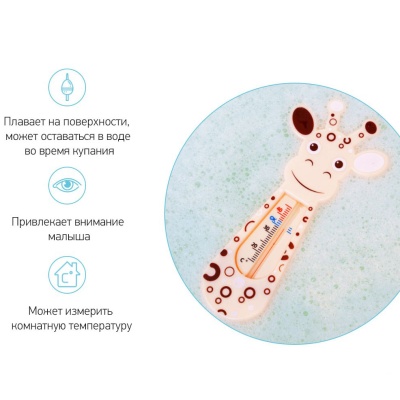 Термометр для купания Жираф Roxy-Kids RWT-001 4