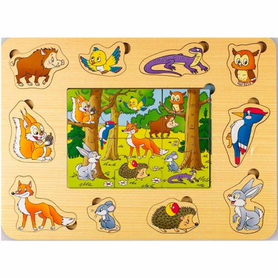 Игра из дерева Весёлое лото В лесу Step puzzle 89605 1