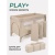 Манеж детский MOWBaby Play Plus RP102 beige