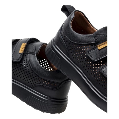 Полуботинки школьные Baden KAH010-010 чёрный 04