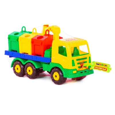 Игрушечная машинка Престиж Автомобиль-контейнеровоз Полесье 44181 5