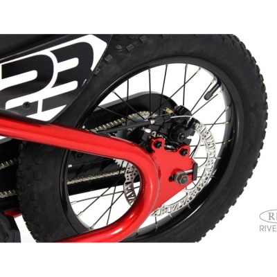 Детский электромотоцикл RiverToys A001AA красный