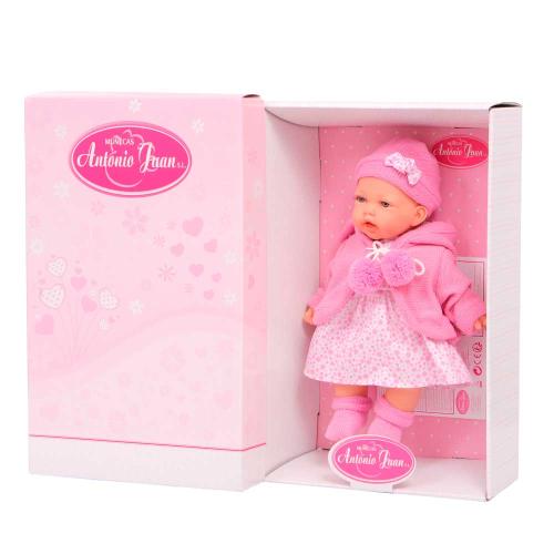 Кукла озвученная Азалия в розовом 27 см Antonio Juan 1222 фото 6
