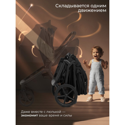 Коляска 2 в 1 Sweet Baby Orso SBL Black 03