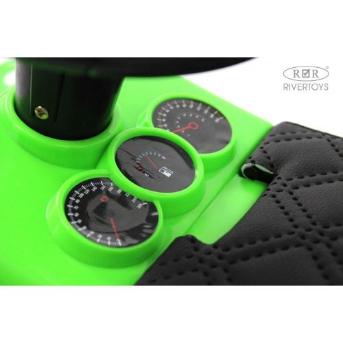 Детский толокар RiverToys F005FF зелёный фото 6