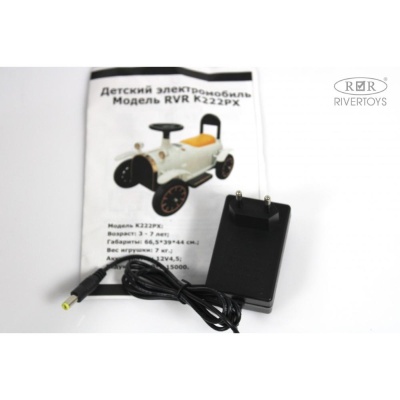 Детский электромобиль RiverToys K222PX белый 05