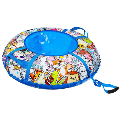 Тюбинг–ватрушка Стикер с LED-подсветкой 100 см Winter Star 9408930 03