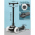 Самокат трёхколёсный Velobibi Spark СМК-2823 чёрный Самокат трёхколёсный Velobibi Spark СМК-2823 чёрный