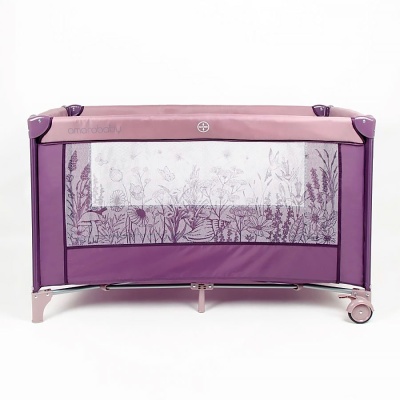 Манеж-кровать Amarobaby Multiform Flowers прямоугольный фиолетовый 2