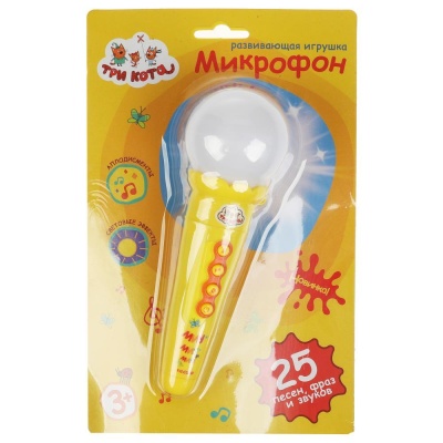 Музыкальная игрушка Микрофон Три Кота Умка HT569-R7