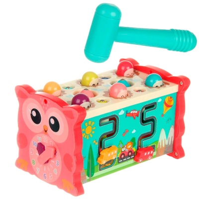Развивающая игрушка стучалка Забавная сова Veld Co 132439 1 Развивающая игрушка стучалка Забавная сова Veld Co 132439 1
