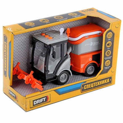 Уборочный автомобиль инерционный свет звук Veld Co 118482