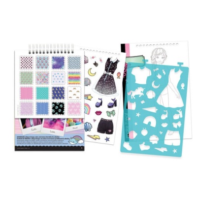 Альбом для дизайна одежды с наклейками Нежный стиль POP! Make It Real 3205 12