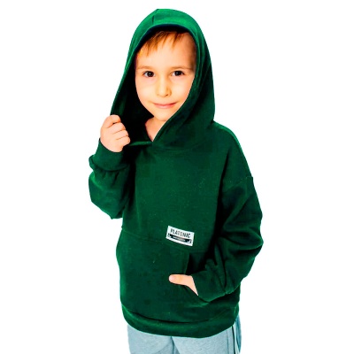Худи для мальчика Colabear 611095 зеленый 1