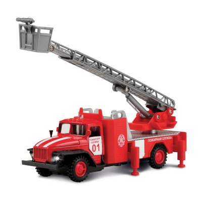 Игрушка металлическая Урал Пожарная служба Технопарк CT10-100-1