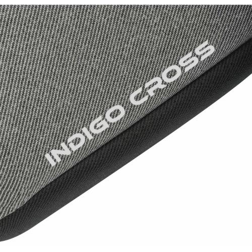 Автокресло-бустер Aibao Indigo Cross YB803A серый-тёмно-серый фото 4