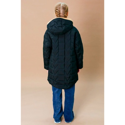 Куртка для девочки размер 164 Deloras 22386 черная 4