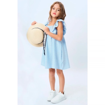 Платье летнее размер 122 Deloras 19668 голубое