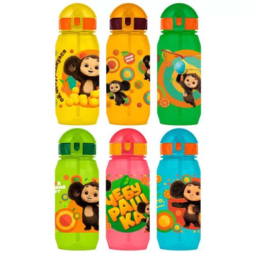 Бутылочка для воды и напитков 400 мл Чебурашка Wowbottles КК0515 фото 2