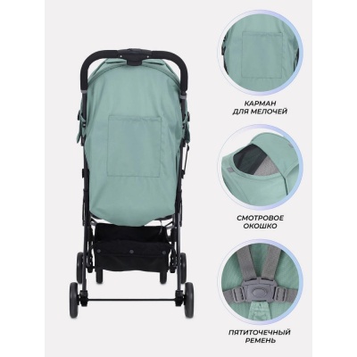 Детская прогулочная коляска Rant Basic Uno RA350 Green 05