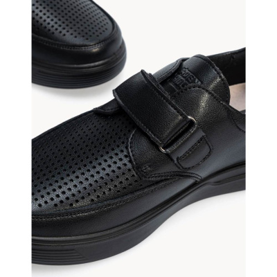 Туфли школьные для мальчика натуральная кожа Baden KPA005-110 3