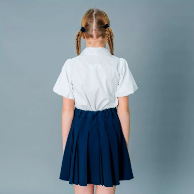 Блузка школьная для девочки Deloras С64304S белая 4