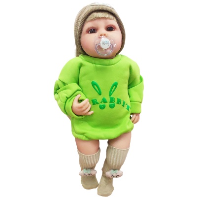 Интерактивная кукла Реборн Малышка Зайчик Yeez Wood JX-298-3 Интерактивная кукла Реборн Малышка Зайчик Yeez Wood JX-298-3
