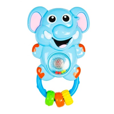 Игрушка-погремушка Слоник со светом и звуком Жирафики 628920