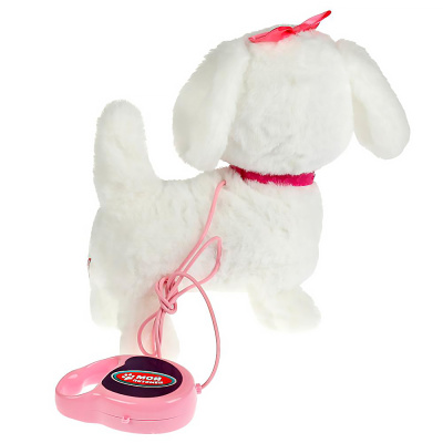 Интерактивный щенок Шарлотта 22 см с пультом поводком Мой питомец My Friends JX-14240 3