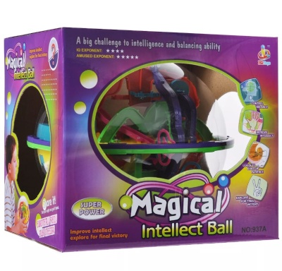 Развивающая игрушка 3D-головоломка 208 барьеров Maze Ball 937A