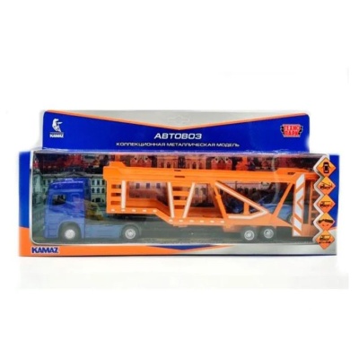 Игрушка Машина Kamaz Автовоз 17 см Технопарк KAMTRANSP-30-BUOG 1