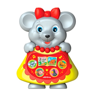 Развивающая музыкальная игрушка Любимая сказочка Мышка-норушка Азбукварик