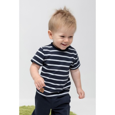 Футболка Полоски Crockid КР 302374 индиго 04