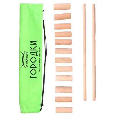 Городки детские деревянные в чехле Х-Match 77777НИ 1