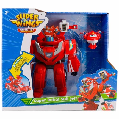 Машина трансформер с фигуркой Джетта Super Wings EU770351 5