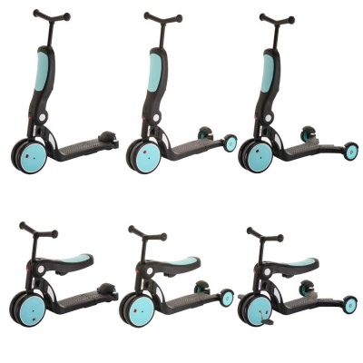 Трёхколёсный самокат Pituso HD-200-Blue голубой 02