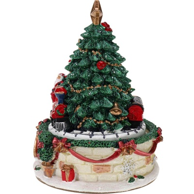 Статуэтка новогодняя Ёлочка с поездом Miland НУ-7081