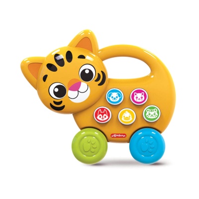 Игрушка Тигренок Зверята-каталочки Азбукварик