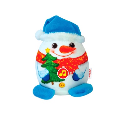 Мягкая игрушка Новогодние плюшики Азбукварик 3