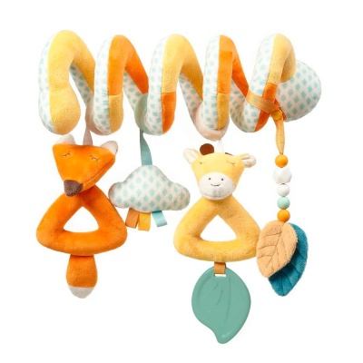 Игрушка спиралька с прорезывателем, шуршалкой и пищалкой Skinny Mates BabyOno 1466