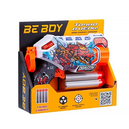 Пистолет Дракон трёхзарядный 4 софт патрона BeBoy IT109743 фото 4