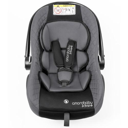 Автокресло детское Amarobaby Baby comfort серый фото 3