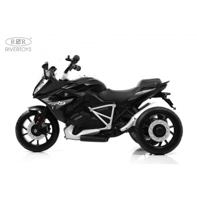 Детский электротрицикл RiverToys Z333ZZ чёрный 03
